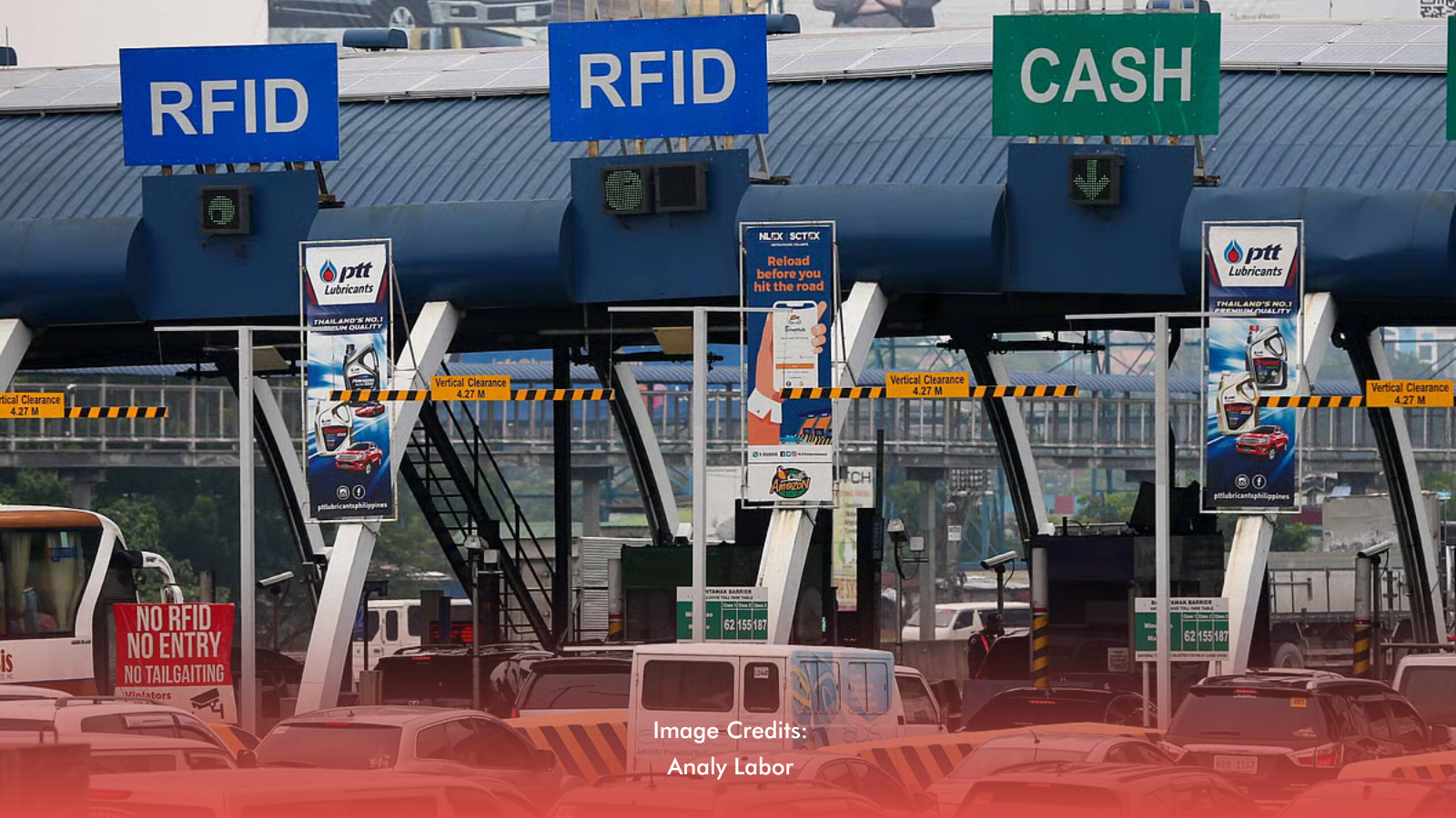 One RFID System Now In Effect: No More Multiple Stickers For Luzon Tollways