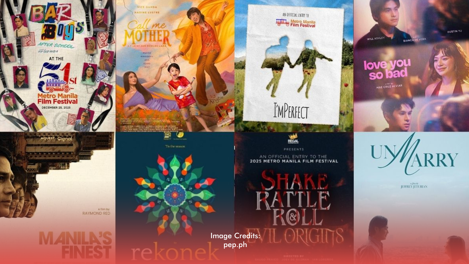 MMFF Unveils Eight Official Entries Ahead Of 2025 Parade Of The Stars