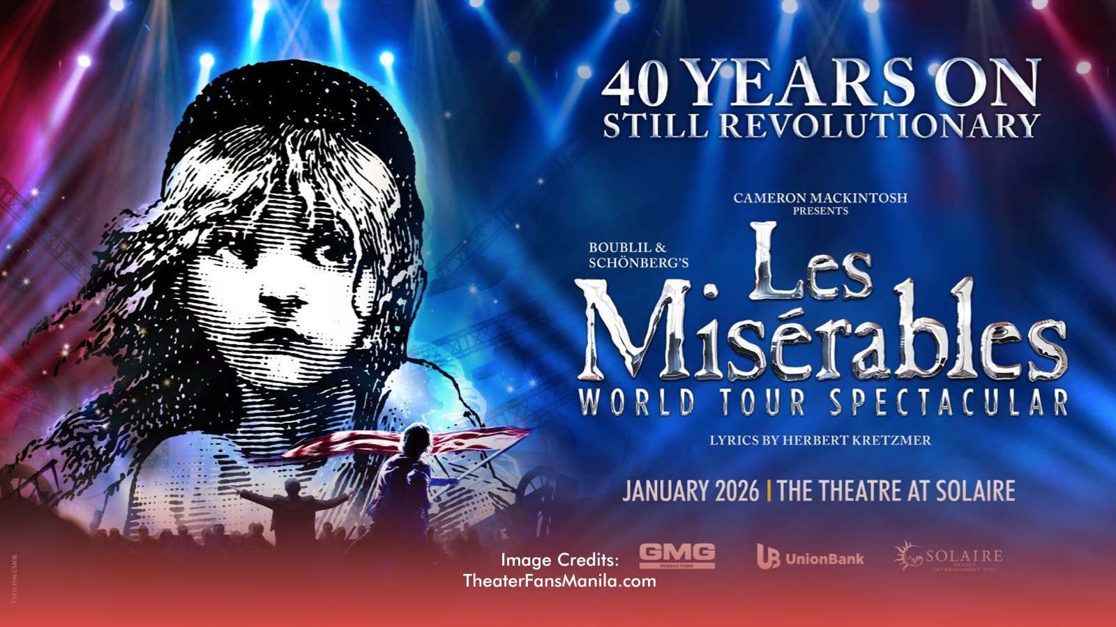The production will run until March 1 at The Theatre at Solaire in Parañaque City.