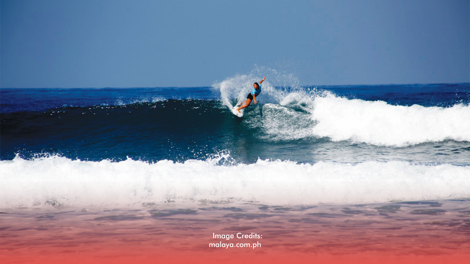 Winds shape the waves that surfers ride. 