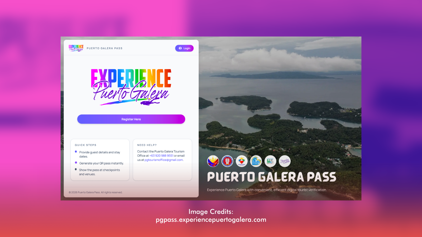 Puerto Galera Implements New E-Pass System For Tourists