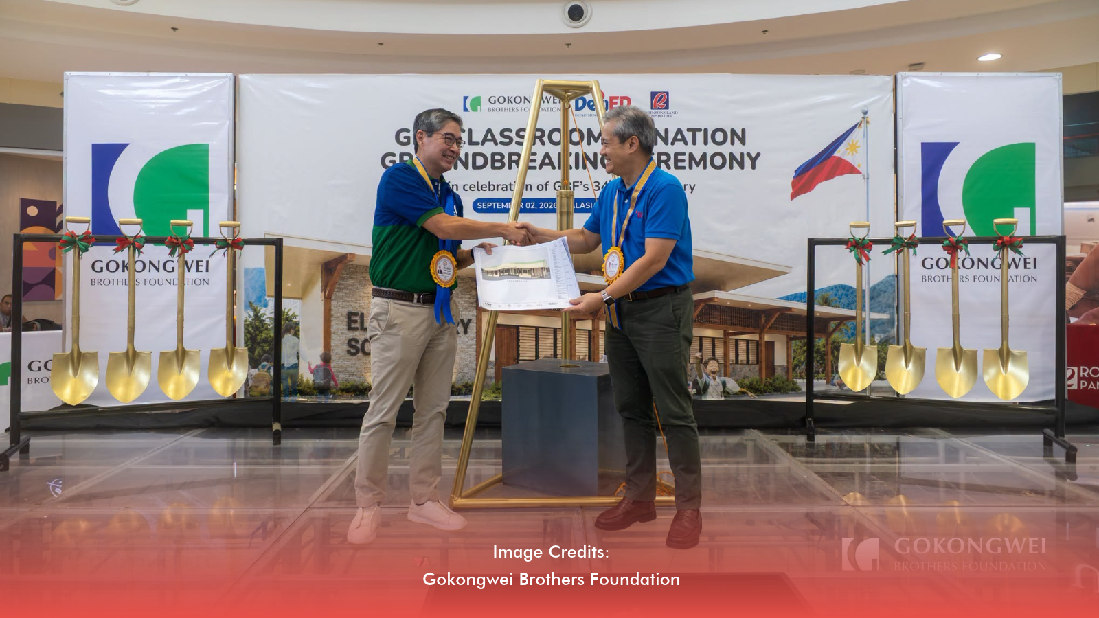 The Gokongwei Brothers Foundation (GBF) marking its 34th year.