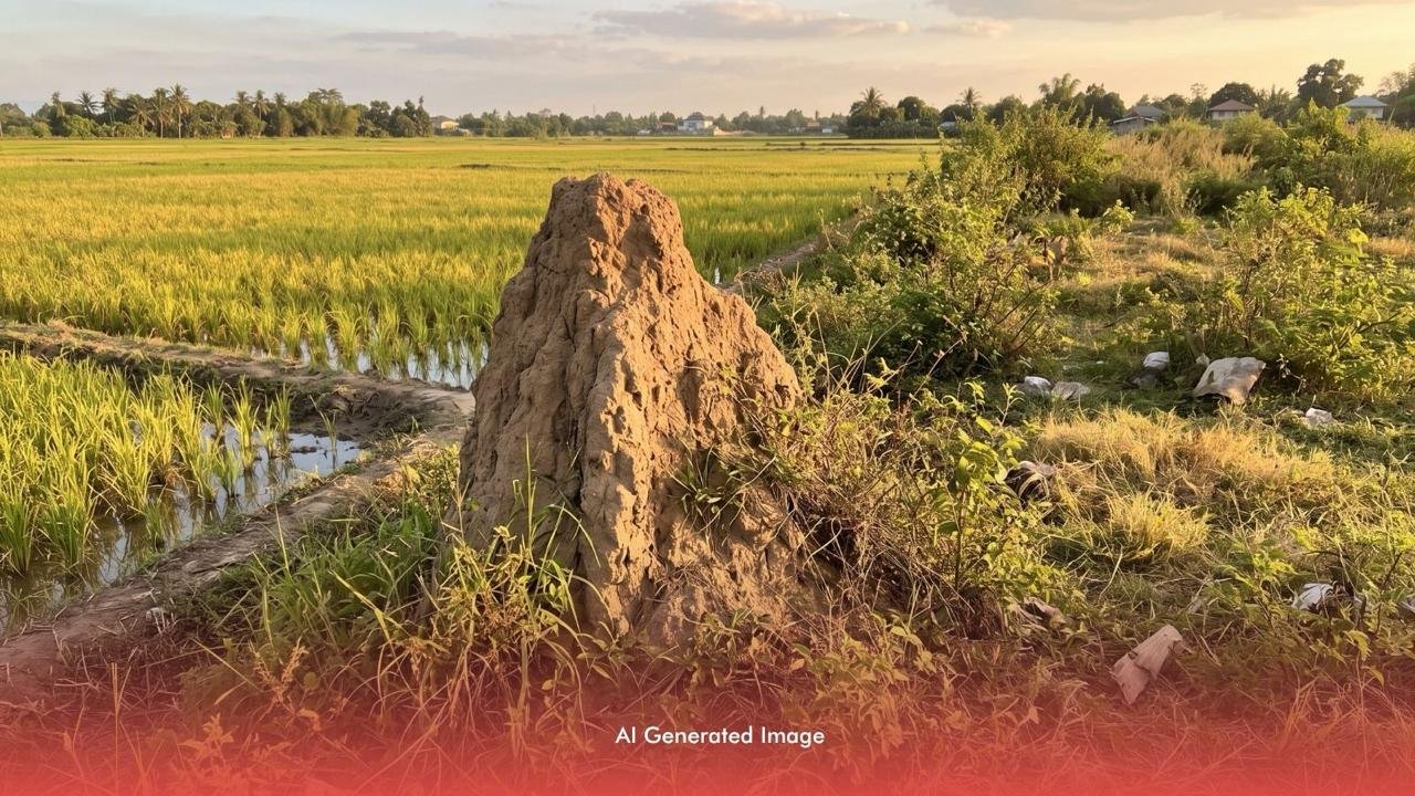 Who is the nuno, and why do many Filipinos still ask permission before passing a mound?