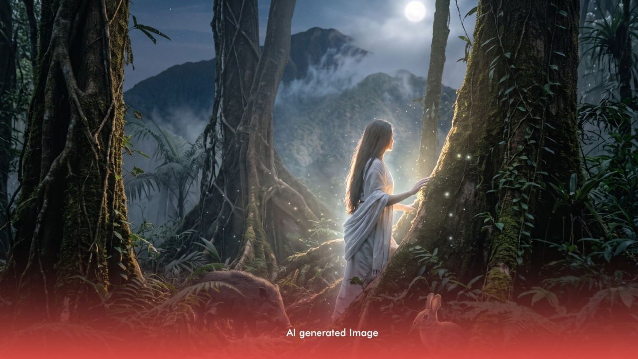 Known as Mariang Makiling, she is a diwata believed to guard the mountain.