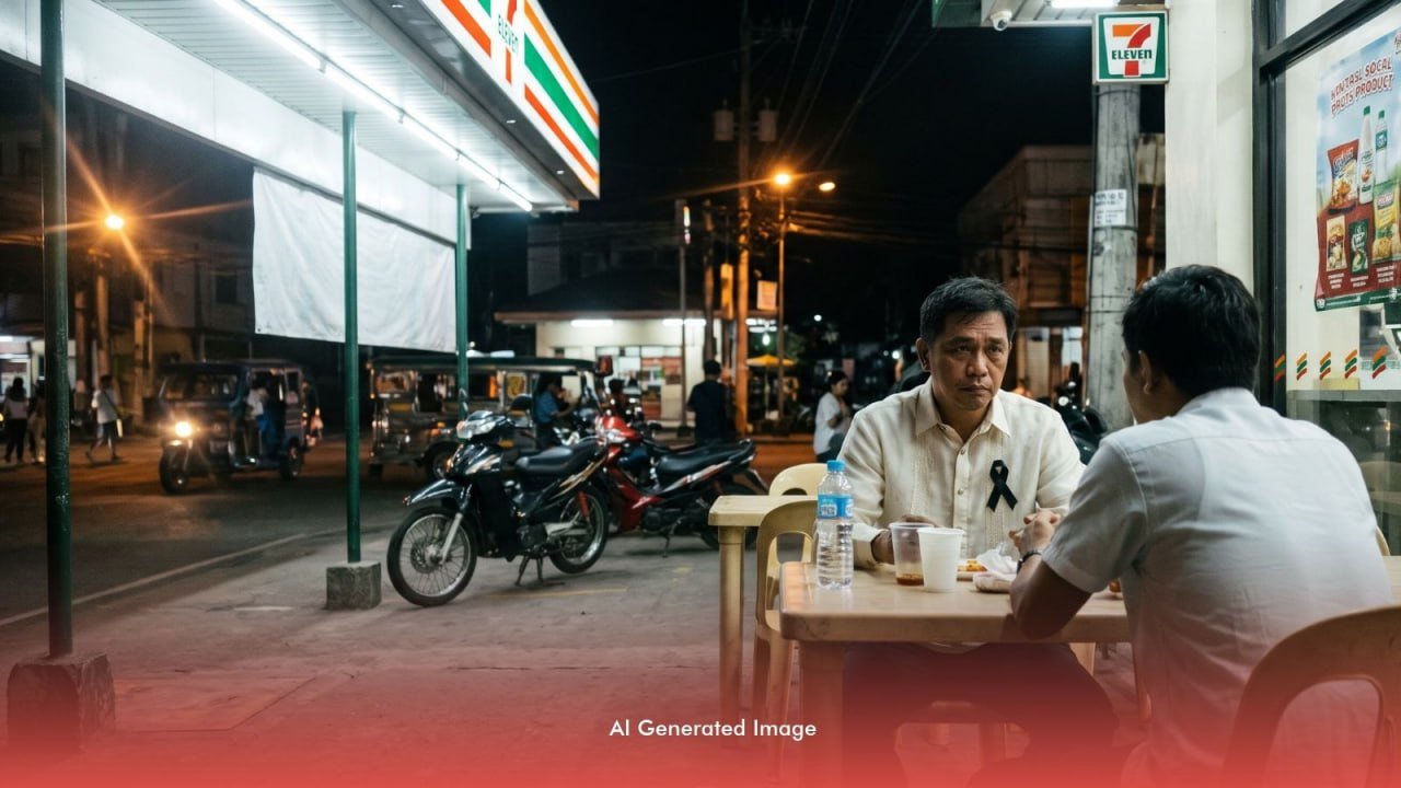 In Filipino, pagpag means shaking or brushing dust and dirt off something.